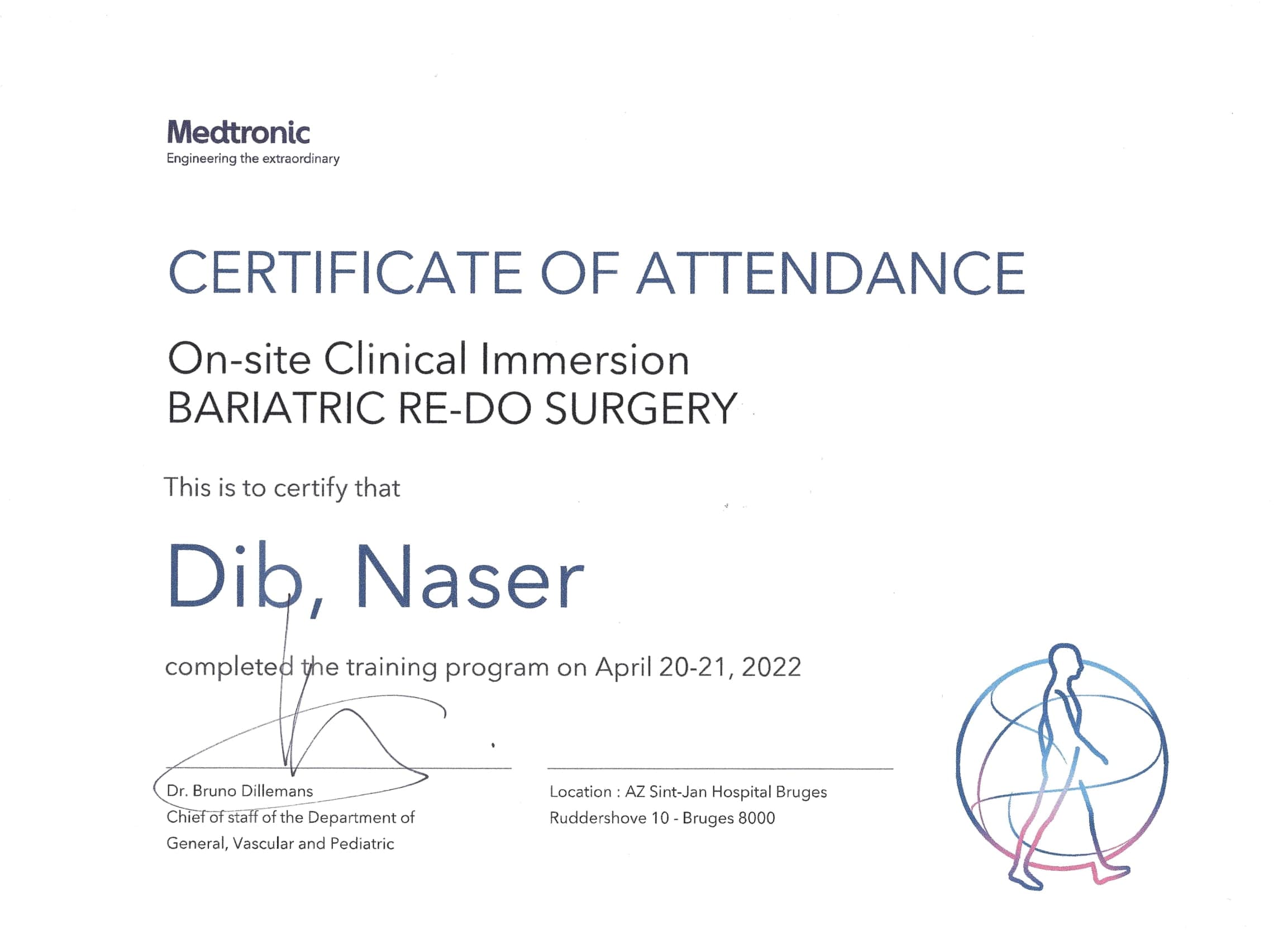 Bariatric Re-do Surgery Clinical Immersion — original document naming Naser Dib